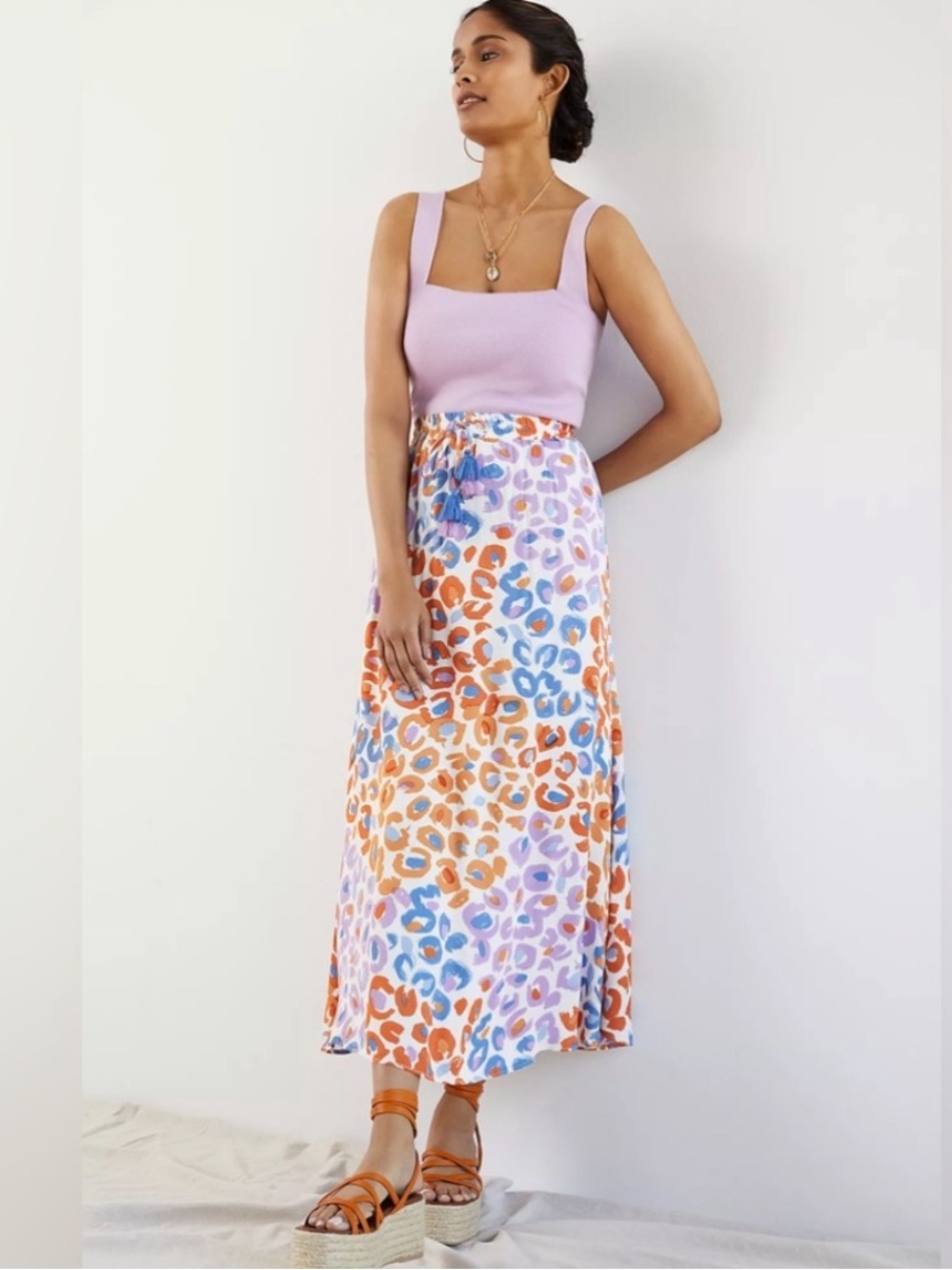 Farm Rio x Anthropologie Midi Skirt, Size Small